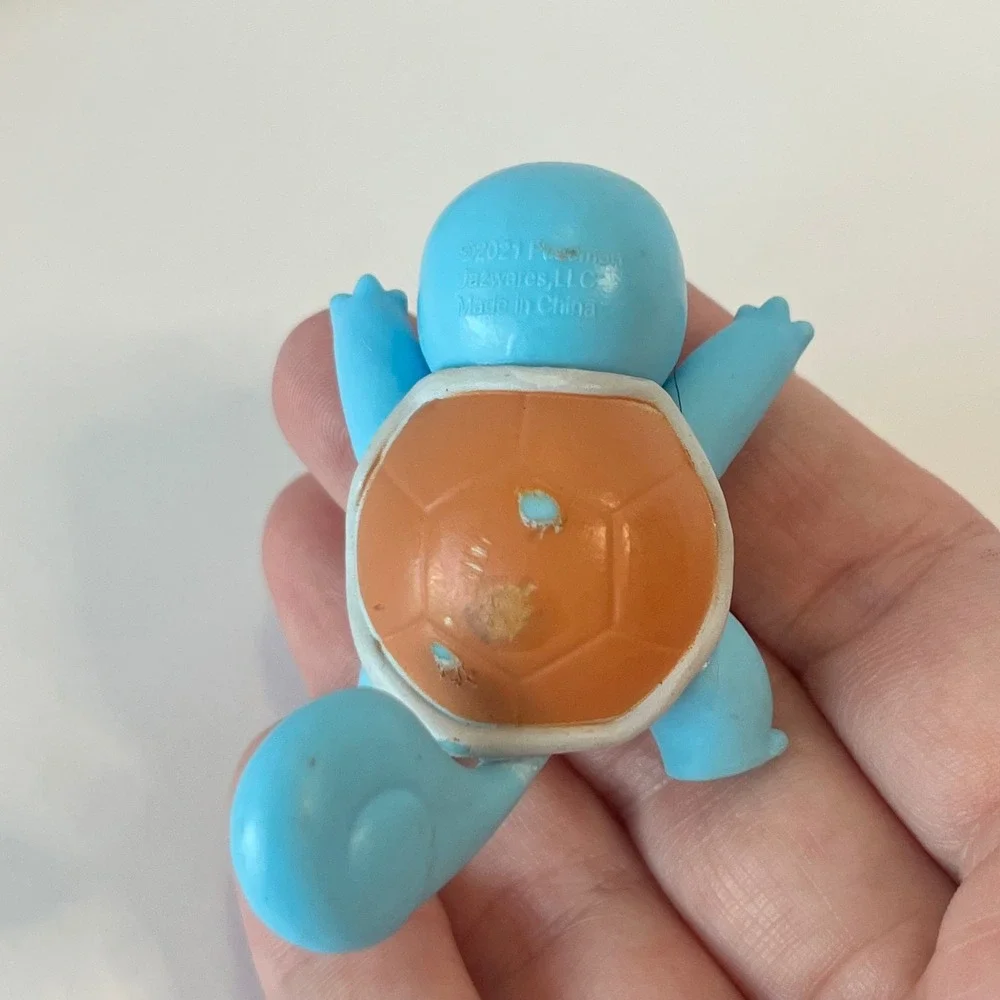 Pokemon Battle‎ Figure Lot 7 Jazwares Pikachu Eevee Squirtle Murkrow Miniatures